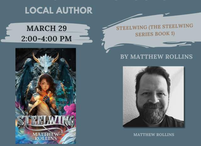 Local Author Matthew Rollins