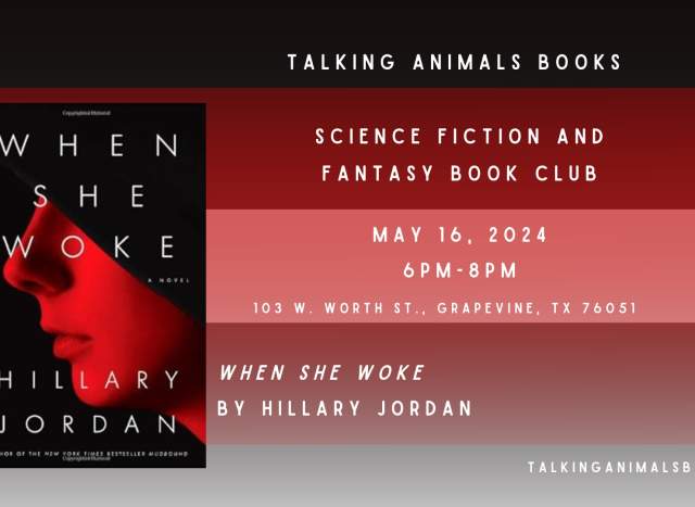 May Science Fiction and Fantasy Book Club at Talking Animals Books