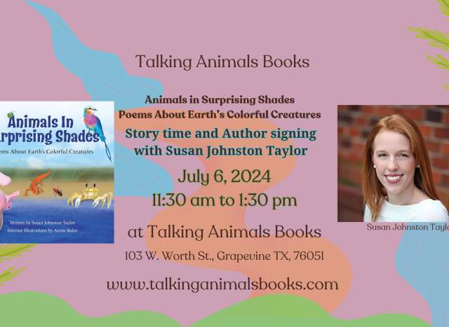 Local Author Storytime and Signing with Susan Johnston Taylor