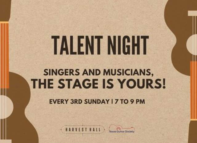 Talent Night with the Texas Guitar Society