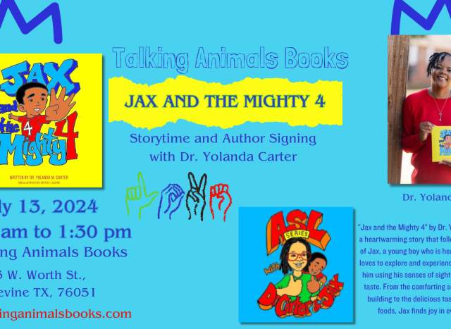Local Author Storytime and Signing with Dr. Yolanda Carter