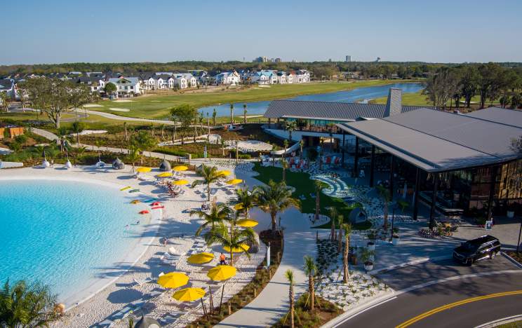 Beach at Evermore Orlando Resort