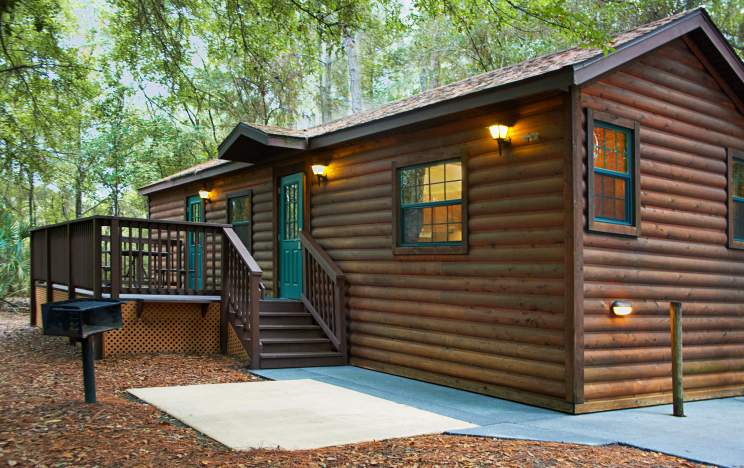 Disney's Fort Wilderness Resort & Campground campsite and cabins