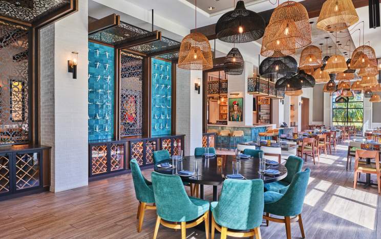 Rosa Mexicano interior at Walt Disney World Swan and Dolphin Resort