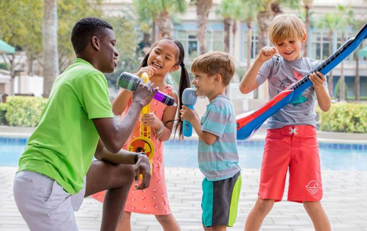 Hilton Orlando Bonnet Creek kids at recreation