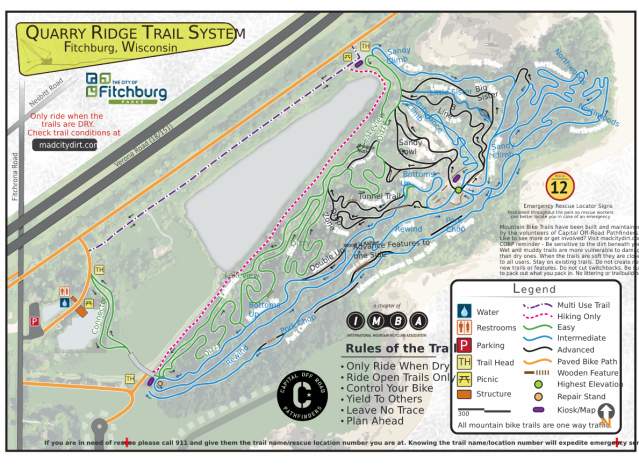 Quarry Ridge Recreation Area TrailMap_Final2022-ai