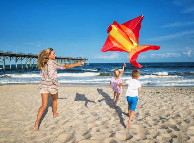Kure Beach Kite Family
