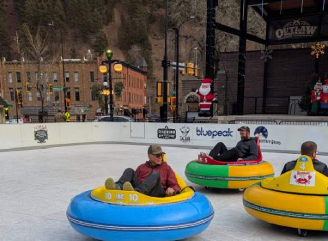Skating & Ice Bumper Cars at Outlaw Square