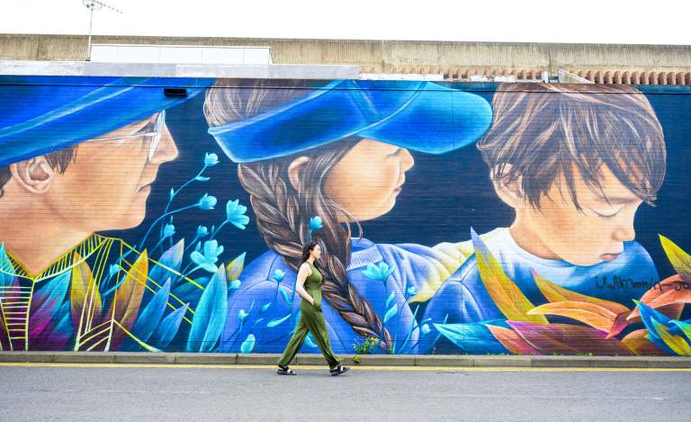 Cheltenham Paint Festival mural