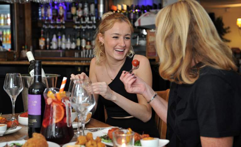 People dining at Tailors Eating House in Cheltenham