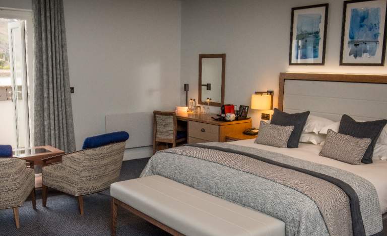 Luxury Double Bedroom with estuary views