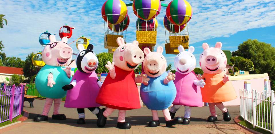 Visit the home of Peppa Pig at Paultons Park