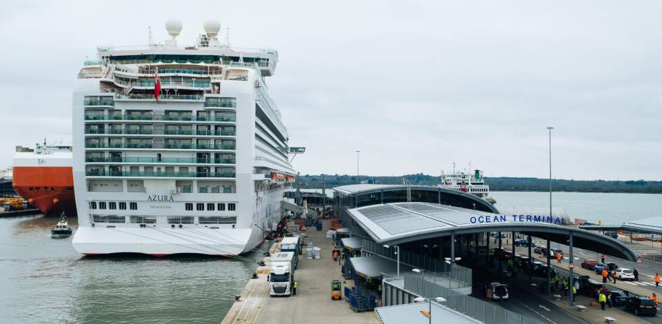 Cruise Ship at Southampton Docks
