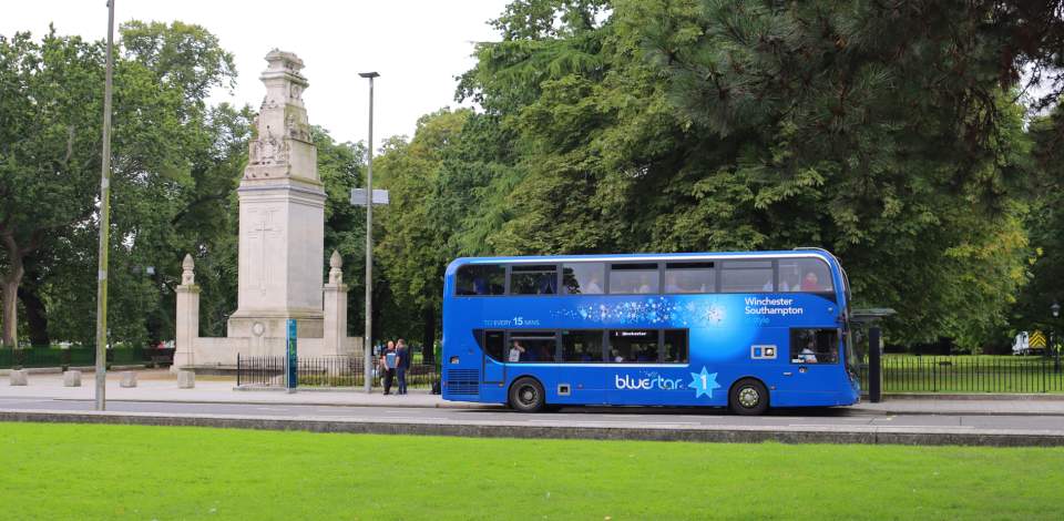 Bluestar Bus cenotaph Southampton