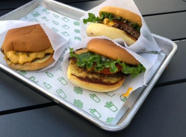 Burgers at Shake Shack