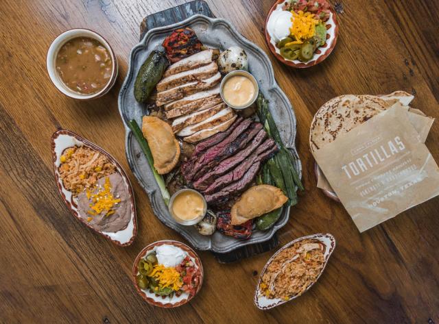 Variety of catered food options