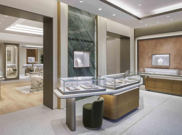 Jewelry Cases inside the Store
