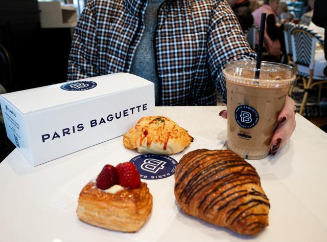 Iced Coffee and Pastries