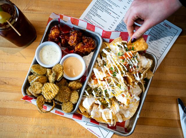 Fried Pickles, Wings, and Nachos