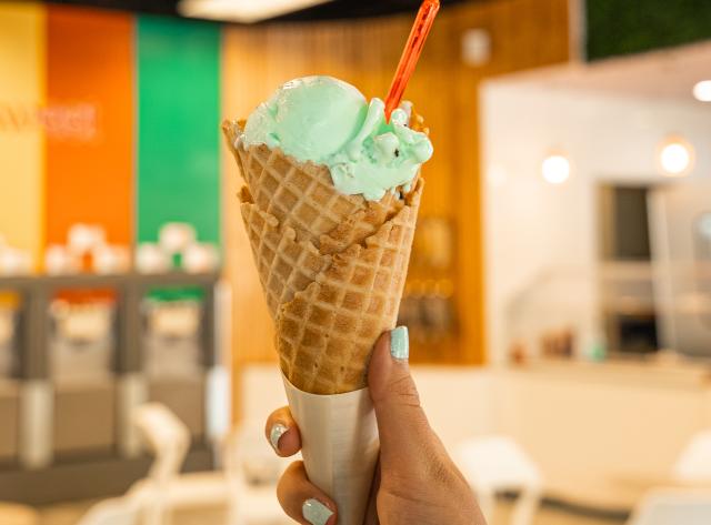 Ice cream cone at Sweets to the Sweet