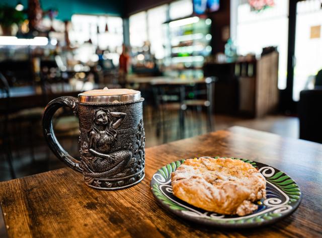 Coffee and sweets at Ome Calli Cafe