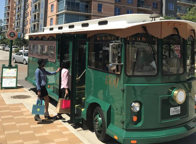 The Woodlands Waterway Trolley - Hughes Landing