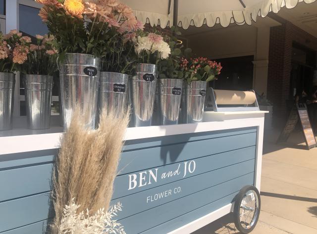 Ben & Jo Flower Cart at Market Street