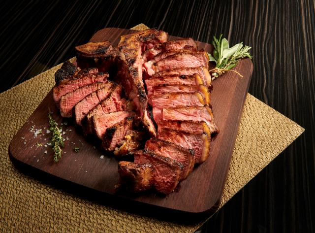 Sliced Porterhouse Steak