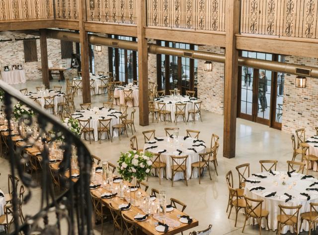 Wedding Venue - table layout and decor