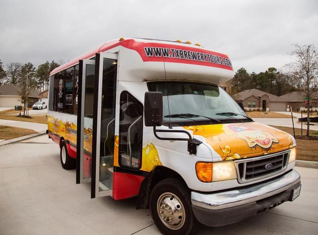 Texas Brewery Tour Bus