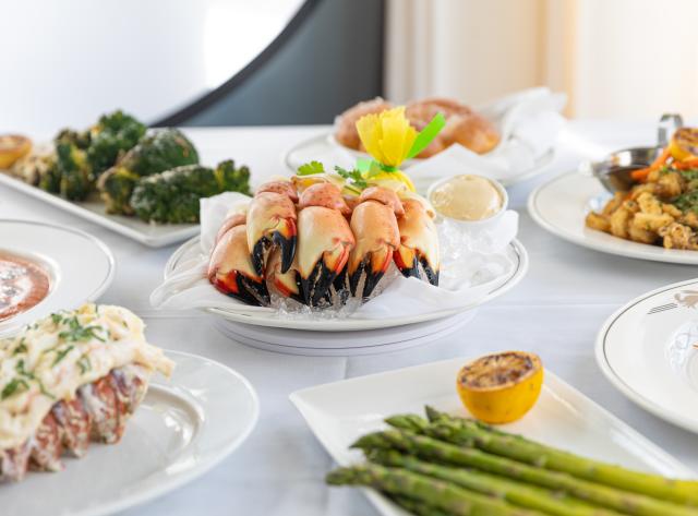 Lobster, Stone Crab Claws, Calamari