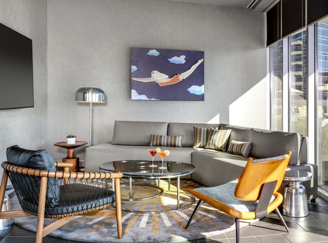 Seating area at Como Social Club