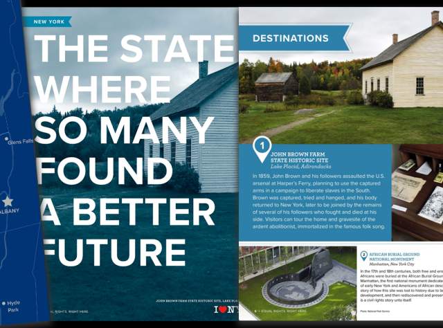 I Love New York Equal Rights Destinations guide page