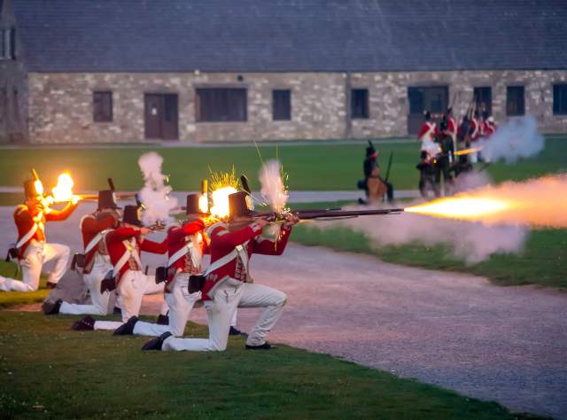 Night Battle - Photo by Wayne Peters - Old Fort Niagara