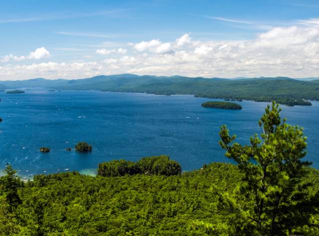 View of Lake George from Shelving Rock page