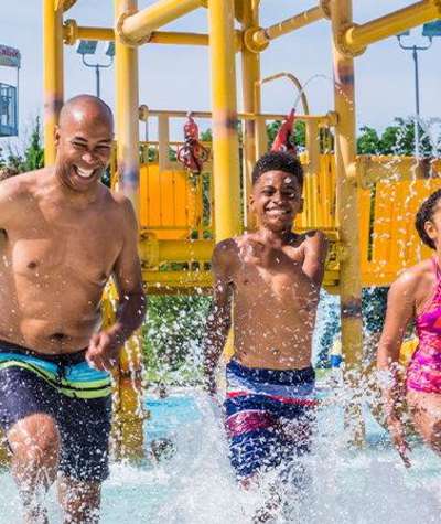 Family at the Water Park