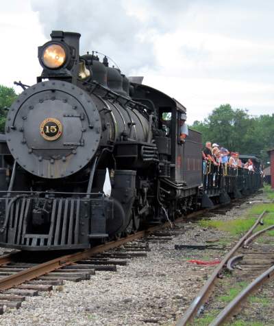 Train in yard at East Broad Top Railroad