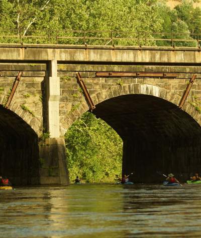 Mapleton Arch Trestle along the Juniata River Water Trail