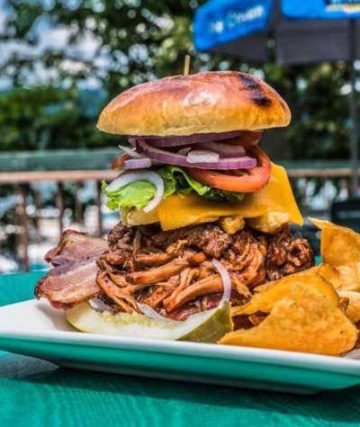 Marina Cafe burger