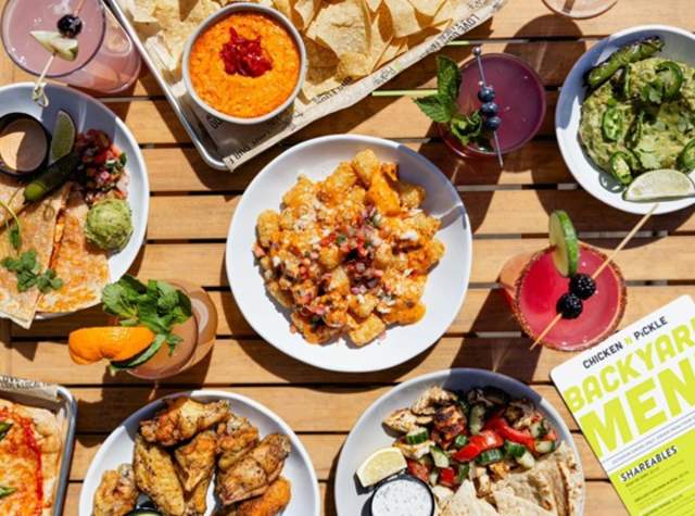 Chicken N Pickle Food Spread Platter