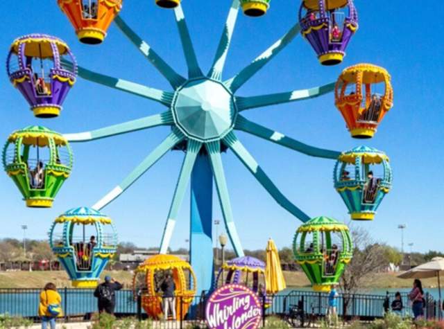Ferris wheel at theme park