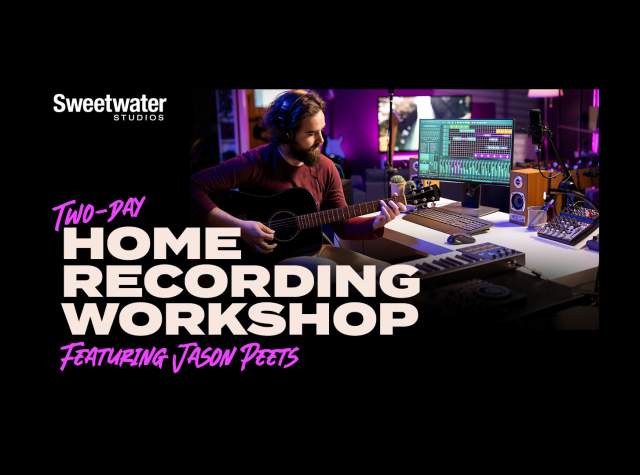 Two-day Home Recording Workshop featuring Jason Peets