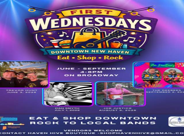 First Wednesdays Downtown New Haven
