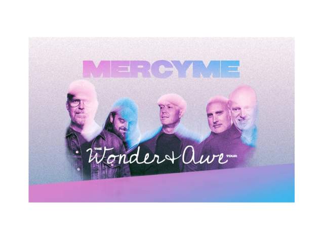 Promotional image for MercyMe Wonder + Awe Tour