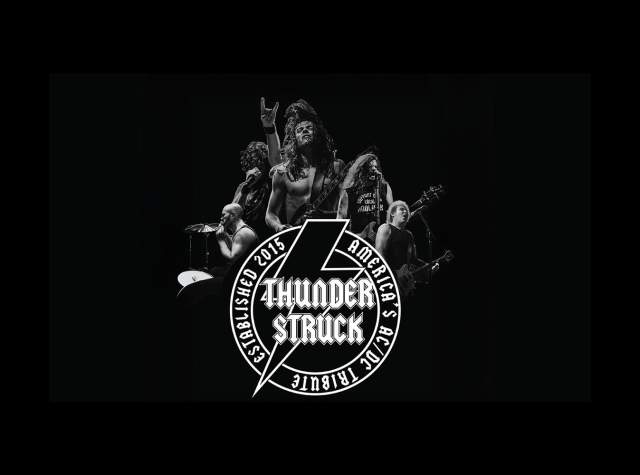 Promotional image for Thunderstruck: America's AC/DC Tribute. Coming to Fort Wayne 5/9/2026 at the Clyde Theatre.
