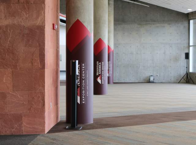 Hallway at Mountain America Expo Center