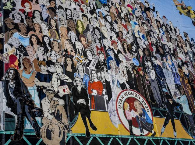Utah Women's Mural by Jann Haworth