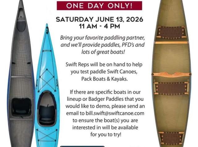 Swift Canoe & Kayak Demo Day