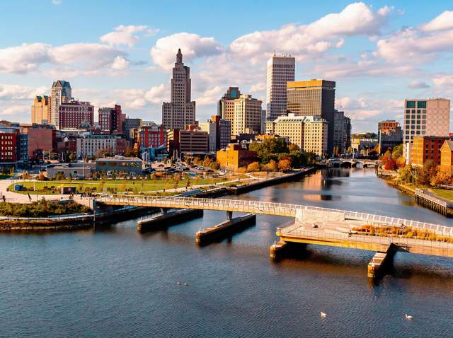 Providence Skyline with Bridge