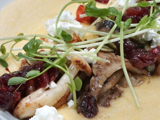 Small Bites: Wild Mushroom Polenta